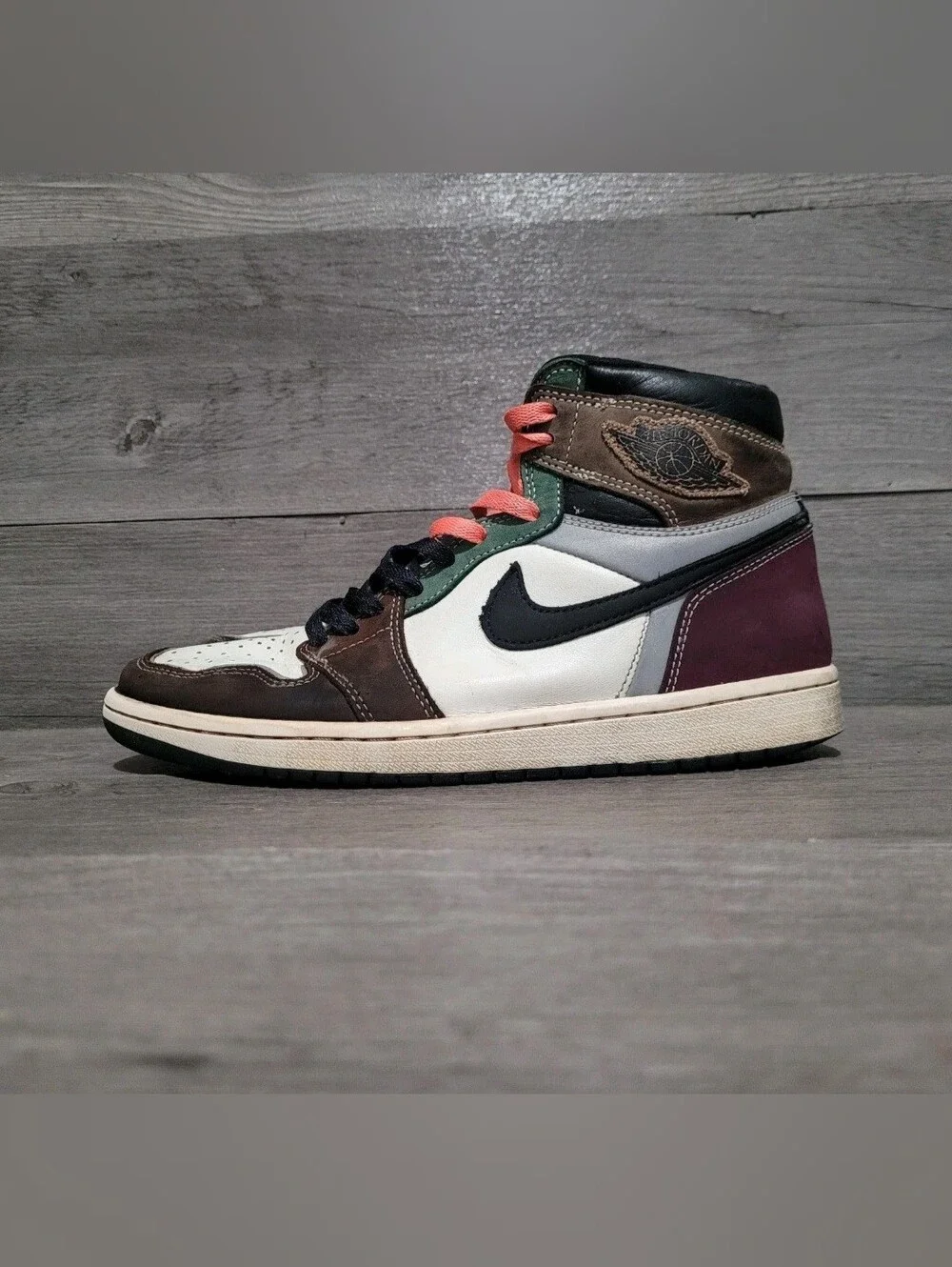 Jordan Retro 1 High Hand Crafted Mens Sz 8 - DH3097-001 Shoes